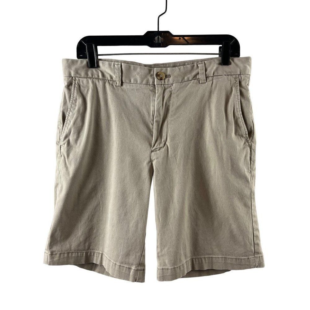 Vineyard Vines 9" Stretch Breaker Short Size 33 Khaki Chinos Classic Preppy